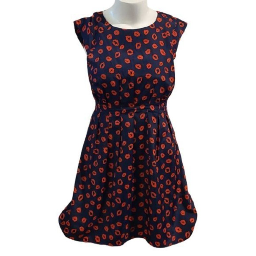 [Neiman Marcus] 2 Layer Lips Dress - Size 14